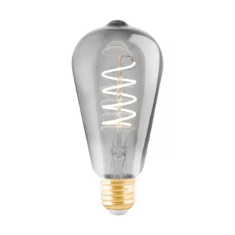 110088 EGLO E27-LED-ST64 100 lm 2000 K füstüveges dekor fényforrás