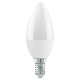   110176 EGLO E14-LED-C37 470 lm 3000 K opál fényerőszabályzós fényforrás - RE: 8