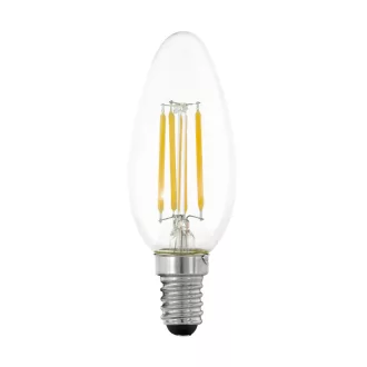 110182 EGLO E14-LED-C35 470 lm 2700 K átlátszó fényerőszabályzós fényforrás