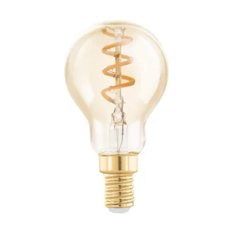110191 EGLO E14-LED-P45 145 lm 2000 K borostyán dekor fényforrás