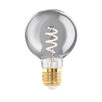110195 EGLO E27-LED-G60 100 lm 2000 K füstüveges dekor fényforrás