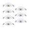 300186 EGLO GEDREZ 2700K 4000K 6500K LED süllyesztett lámpa 7 db-os szett