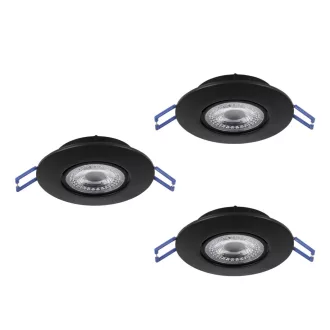   300188 EGLO GEDREZ 2700K 4000K 6500K LED süllyesztett lámpa 3 db-os szett