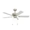 35074 EGLO CADIZ ezüst vagy tölgy mennyezeti ventilátoros lámpa