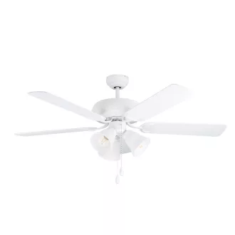   35076 EGLO LAS PALMAS fehér vagy tölgy mennyezeti ventilátoros lámpa