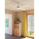 35084 EGLO TRINIDAD 3000-4000-5000K fehér vagy tölgy LED mennyezeti ventilátoros lámpa távirányítóval