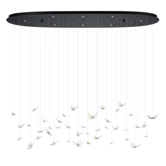 390436 EGLO ADRADOS 3000K kristály LED függeszték
