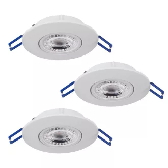 75763 EGLO ZUJAR 3000K LED süllyesztett lámpa 3 db
