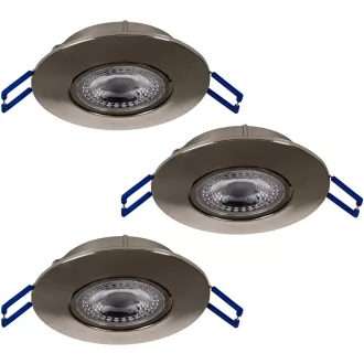   75765 EGLO ZUJAR 3000K LED süllyesztett lámpa 3 db-os szett