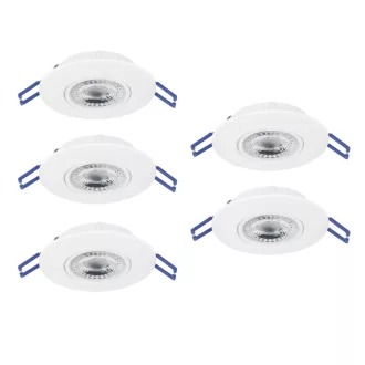   75861 EGLO ZUJAR 3000K LED süllyesztett lámpa 5 db-os szett