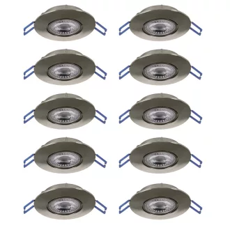   75869 EGLO ZUJAR 3000K LED süllyesztett lámpa 10 db-os szett