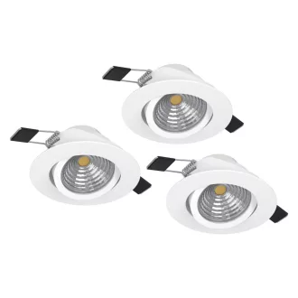 900745 EGLO SALICETO 2700K LED süllyesztett lámpa 3 db