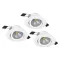 900745 EGLO SALICETO 2700K LED süllyesztett lámpa 3 db