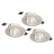 900746 EGLO SALICETO 2700K LED süllyesztett lámpa 3 db