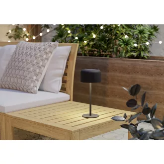   901889 EGLO ROCCANOVA IP44 kültéri LED napelemes asztali lámpa USB töltéssel