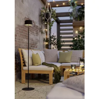   901891 EGLO ROCCANOVA-L IP44 kültéri LED napelemes állólámpa USB töltéssel