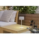 901892 EGLO ROCCANOVA IP44 kültéri LED napelemes asztali lámpa USB töltéssel