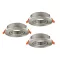 902232 EGLO BARRANCO GU10 LED süllyesztett lámpa 3 db-os szett