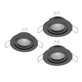   902237 EGLO BARRANCO GU10 3000K IP44 LED süllyesztett lámpa 3 db-os szett