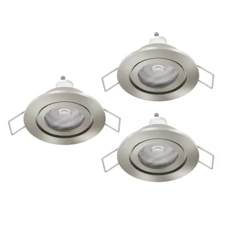   902239 EGLO BARRANCO GU10 3000K IP44 LED süllyesztett lámpa 3 db-os szett
