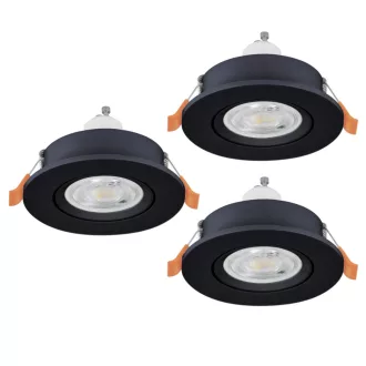   902244 EGLO BARRANCO GU10 3000K LED süllyesztett lámpa 3 db-os szett
