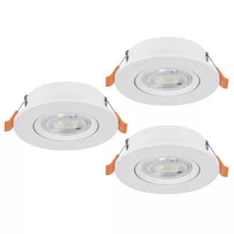   902262 EGLO BARRANCO 2700K 4000K 6500K LED süllyesztett lámpa 3 db-os szett