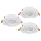 902262 EGLO BARRANCO 2700K 4000K 6500K LED süllyesztett lámpa 3 db-os szett