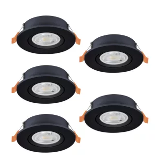   902266 EGLO BARRANCO 2700K 4000K 6500K LED süllyesztett lámpa 5 db-os szett
