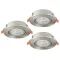 902268 EGLO BARRANCO 2700K 4000K 6500K LED süllyesztett lámpa 3 db-os szett