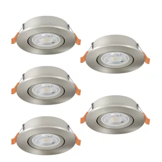   902269 EGLO BARRANCO 2700K 4000K 6500K LED süllyesztett lámpa 5 db-os szett