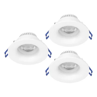   902272 EGLO SALABATE 2700K 4000K 6500K IP65 LED süllyesztett lámpa 3 db-os szett