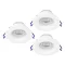 902272 EGLO SALABATE 2700K 4000K 6500K IP65 LED süllyesztett lámpa 3 db-os szett
