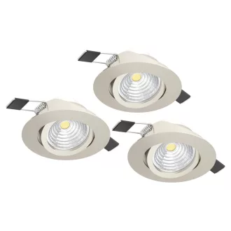   902282 EGLO SALICETO 4000K LED süllyesztett lámpa 3 db-os szett