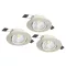 902282 EGLO SALICETO 4000K LED süllyesztett lámpa 3 db-os szett