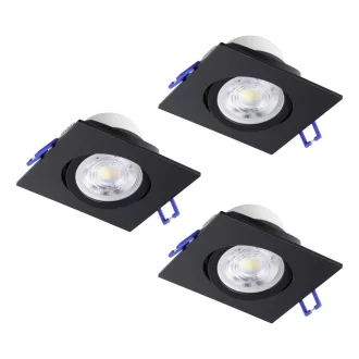   902284 EGLO SALICETO 2700K LED süllyesztett lámpa 3 db-os szett
