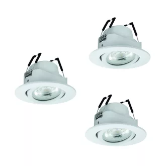  902286 EGLO SALICETO-Z 2700K-6500K RGB LED süllyesztett lámpa 3 db-os szett