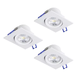   902328 EGLO SALICETO 4000K LED süllyesztett lámpa 3 db-os szett