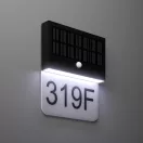 902412 EGLO CONETTIMARA IP44 kültéri LED napelemes fali lámpa házszámmal
