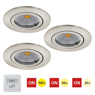 95359 EGLO TEDO 1 - LED süllyesztett lámpa 3 db-os szett