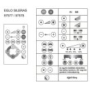 97578 EGLO SILERAS LED mennyezeti lámpa