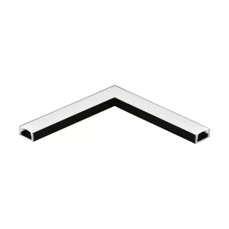   98919 EGLO SURFACE PROFILE 1 fekete led profil sarok elem opál diffúzorral