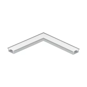   98979 EGLO RECESSED PROFILE 1 alumínium süllyeszthető led profil sarok elem opál diffúzorral