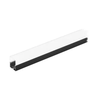   99011 EGLO SURFACE PROFILE 6 45mm-es 1m fekete mennyezeti led profil opál diffúzorral