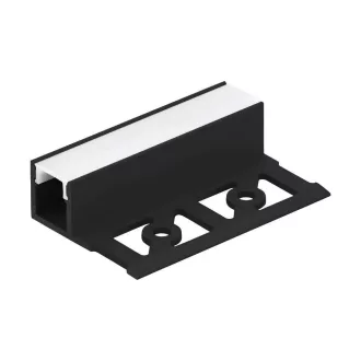   99502 EGLO RECESSED PROFILE 4 - 1 m fekete L profil LED szalaghoz opál diffúzorral