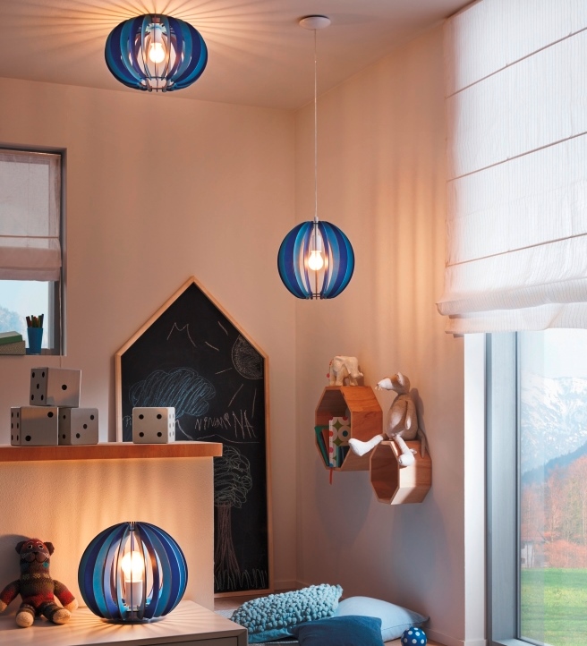 EGLO lamellás fa lámpa Fabella 95949 95948 95951