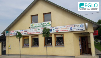 Váczi-Vill Kft. Szentes EGLO SHOP in SHOP lámpaüzlet