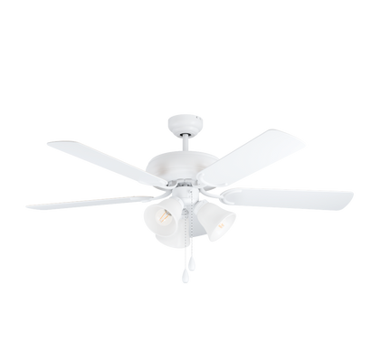 35076 EGLO LAS PALMAS fehér vagy tölgy mennyezeti ventilátoros lámpa 