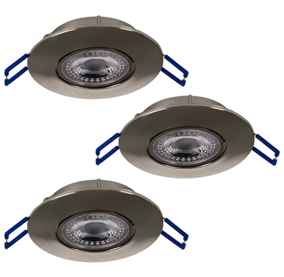 75765 EGLO ZUJAR 3000K LED süllyesztett lámpa 3 db-os szett