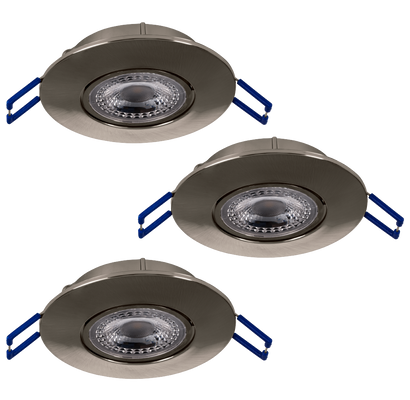75765 EGLO ZUJAR 3000K LED süllyesztett lámpa 3 db-os szett