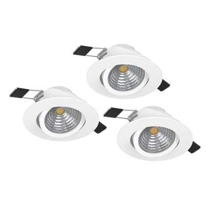 900745 EGLO SALICETO 2700K LED süllyesztett lámpa 3 db